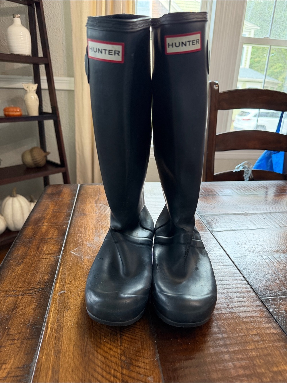 Hunter Women’s Tall Black Rain Boots - Classic Waterproof Boot
